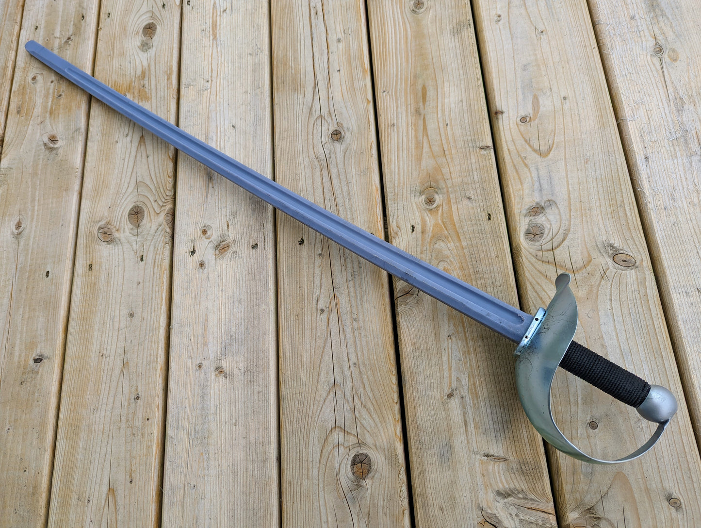 Black Fencer Synthetic 1864 Bowl Gymnasium Sword V2