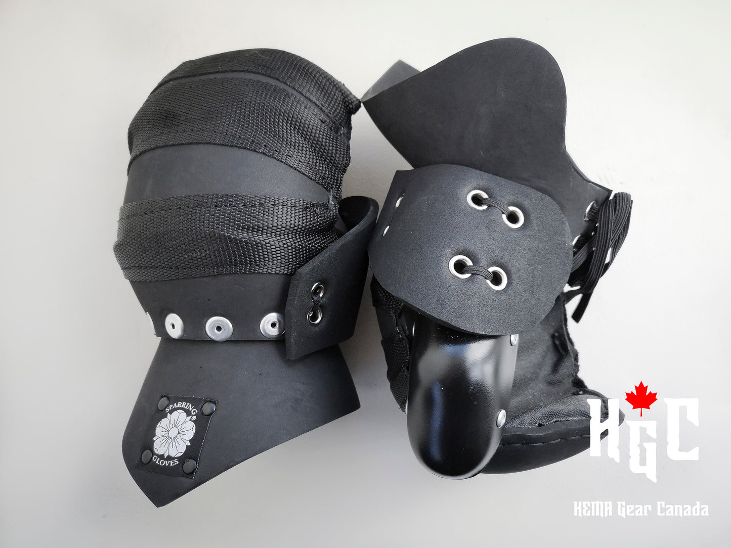 Sparring Gloves Mittens with Hourglass Cuffs