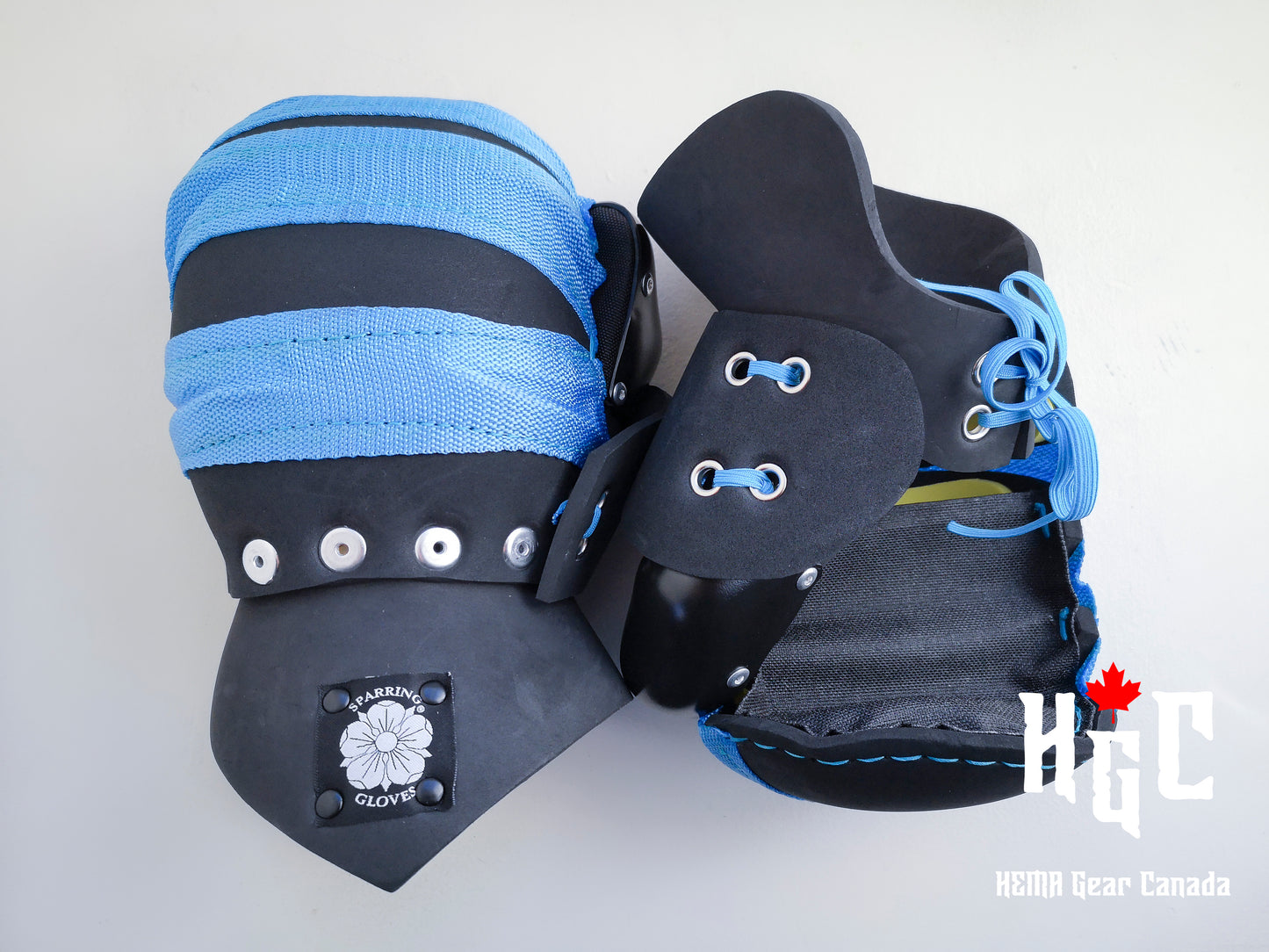 Sparring Gloves Mittens with Hourglass Cuffs