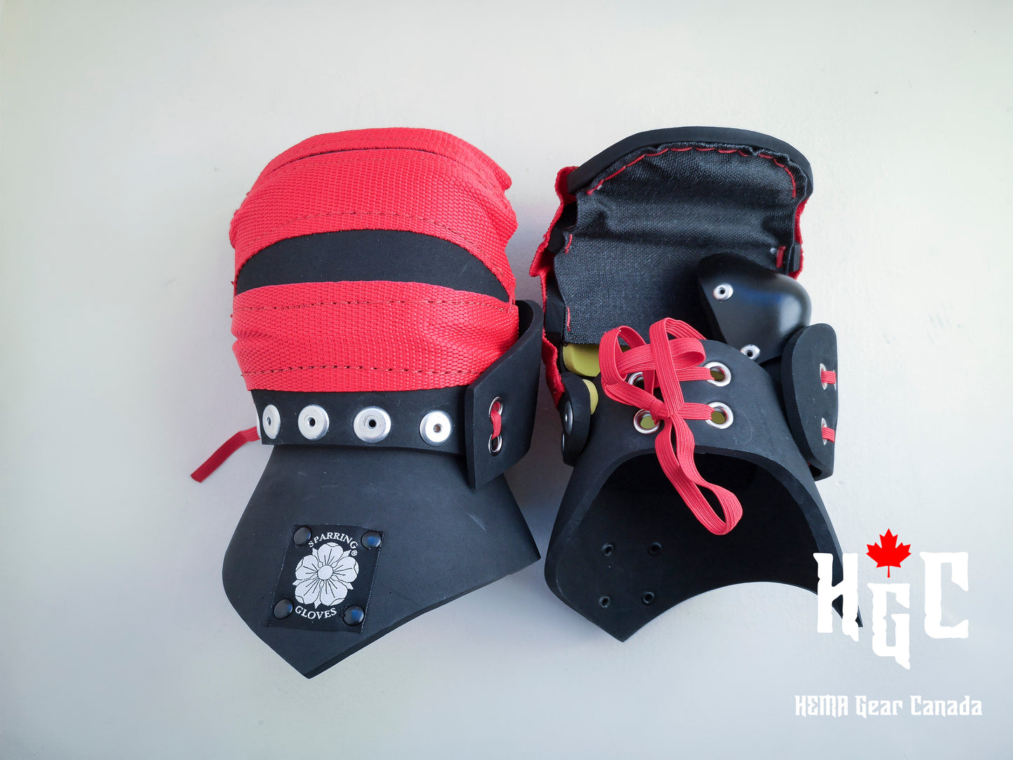 Sparring Gloves Mittens with Hourglass Cuffs
